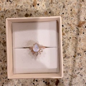 Moon magic moonstone ring